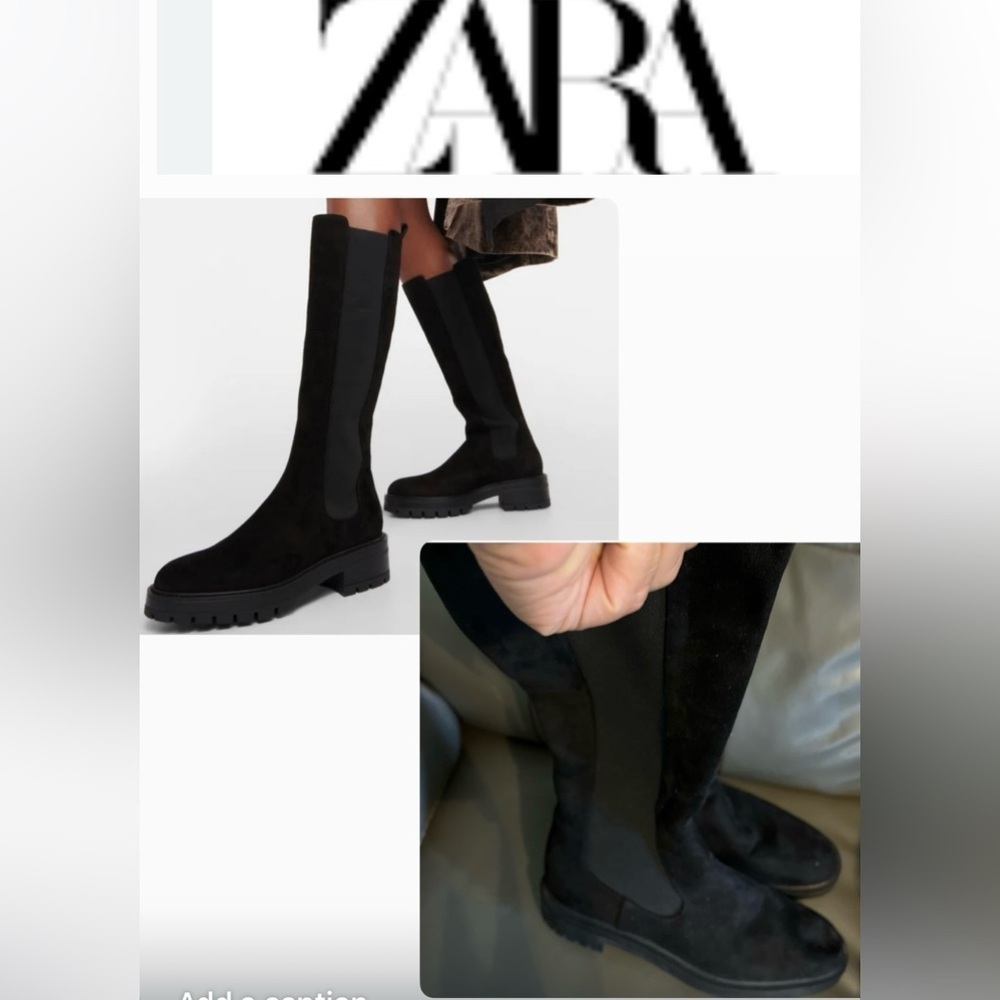 NEW ZARA FLAT BOOTS SIZE 10 USA
🚨NO DISCOUNT - Picture 9 of 9